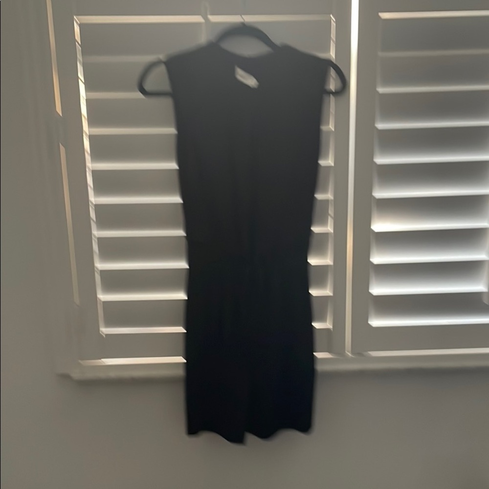 A.L.C. Black drawstring zip Mini Dress